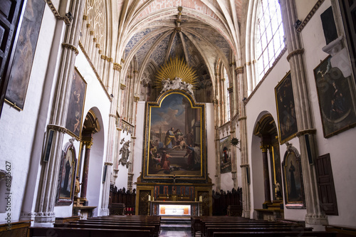 Chapel.inside the cathedral of toledo, stained glass,art, imperi