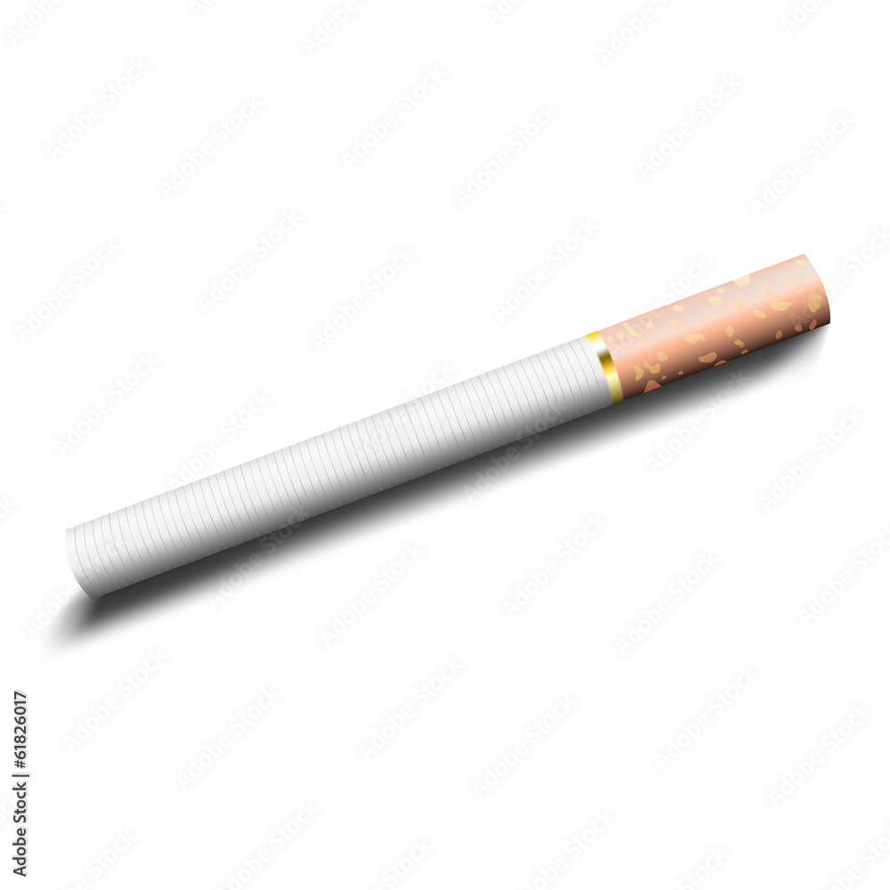 vector cigarette on white background vector cigarette on white background