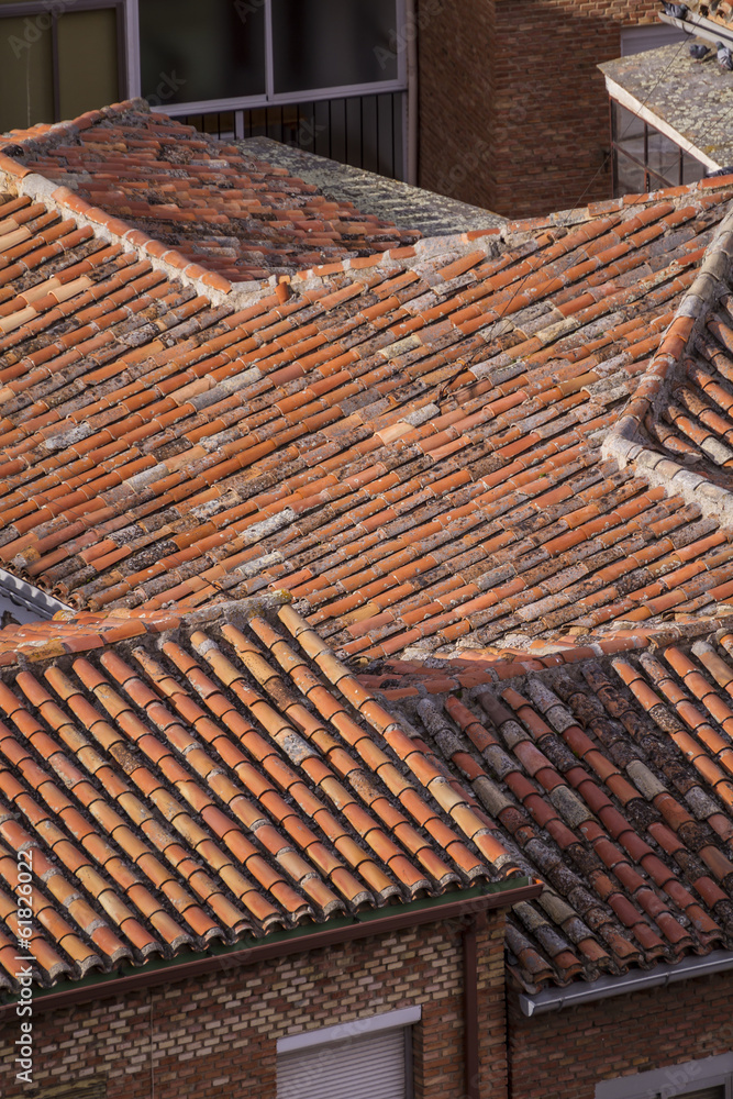 Toledo, imperial city. View from the wall, roof of house Toledo, imperial city. View from the wall, roof of house
