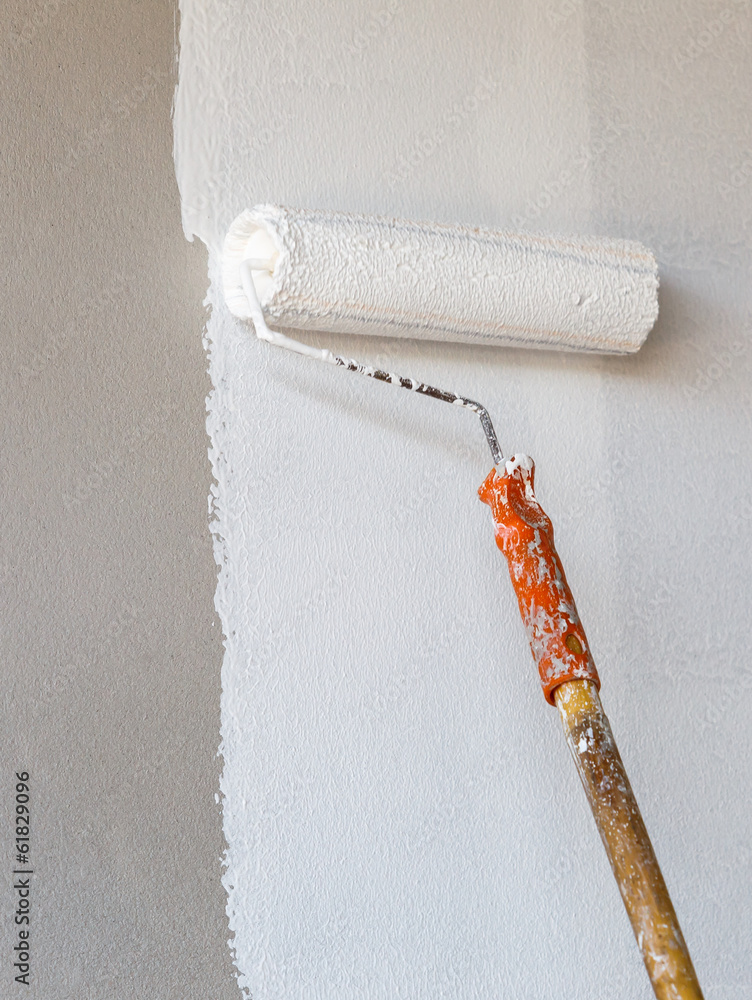 Painted White color for new house