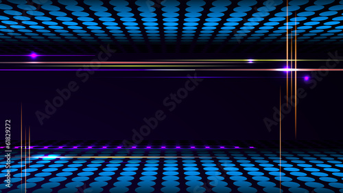 Party background with led display background and light frame.