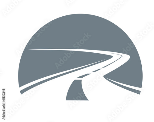 Road receding into infinity