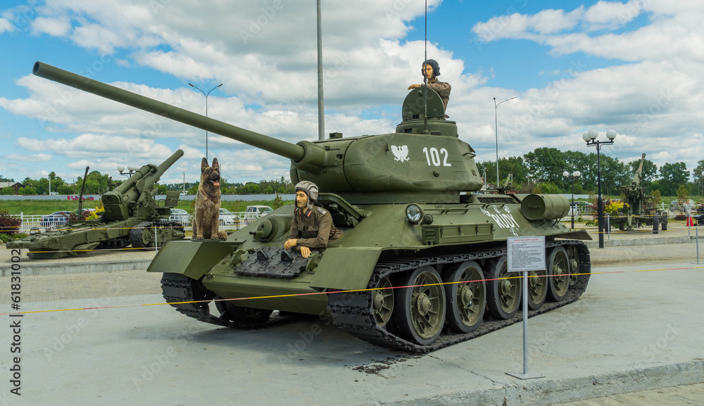 танк Т-34 экспонат военного музея