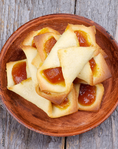 Cookies with Jam Wrapped