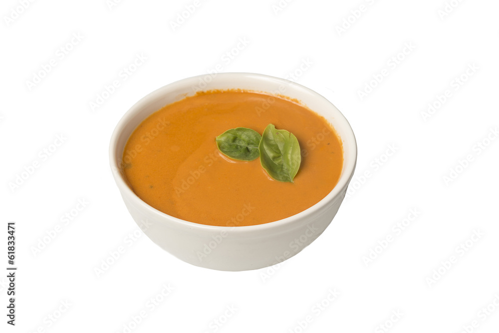 tomato soup with basil tomato soup with basil