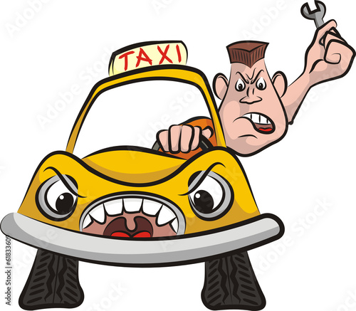 taxi driver - road rage