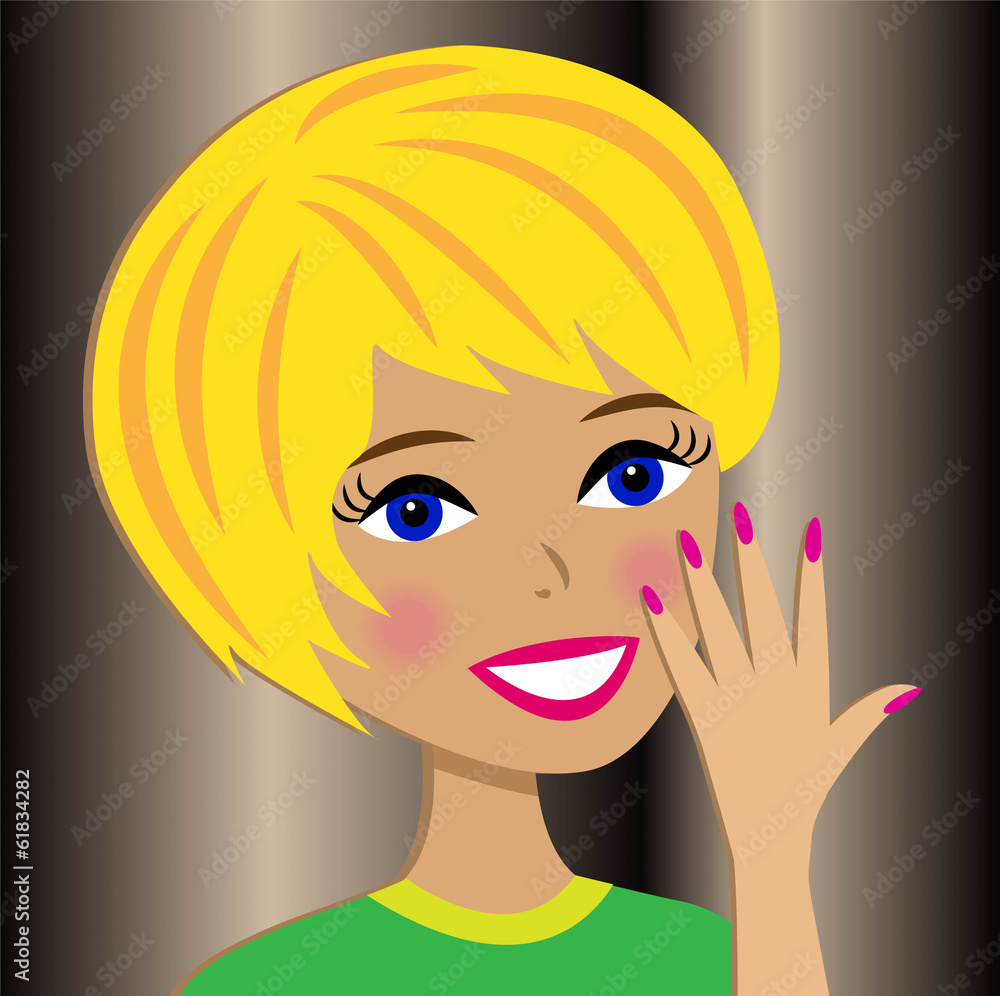 portrait beautiful  young woman