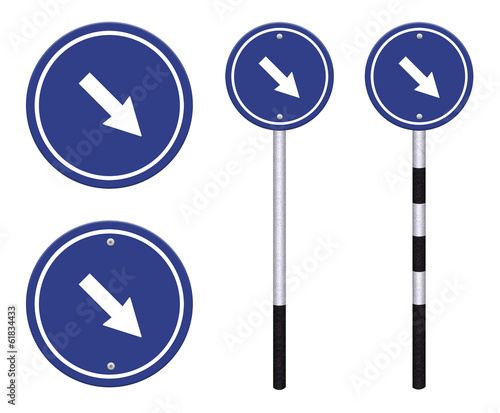 Free Download European traffic signal one-way traffic in a road junction - GFXLoad