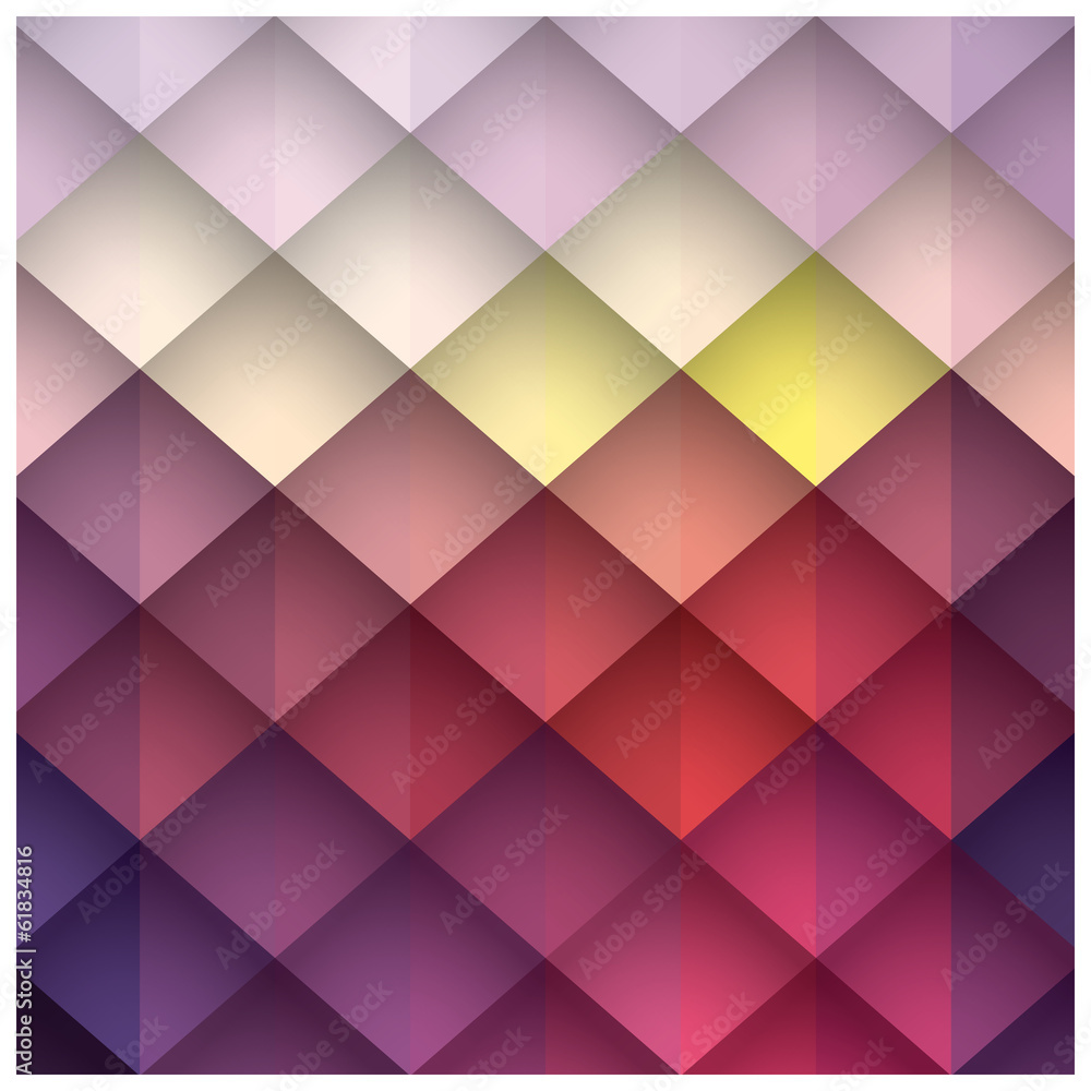 Fototapeta premium Abstract geometric colorful background, pattern design, vector