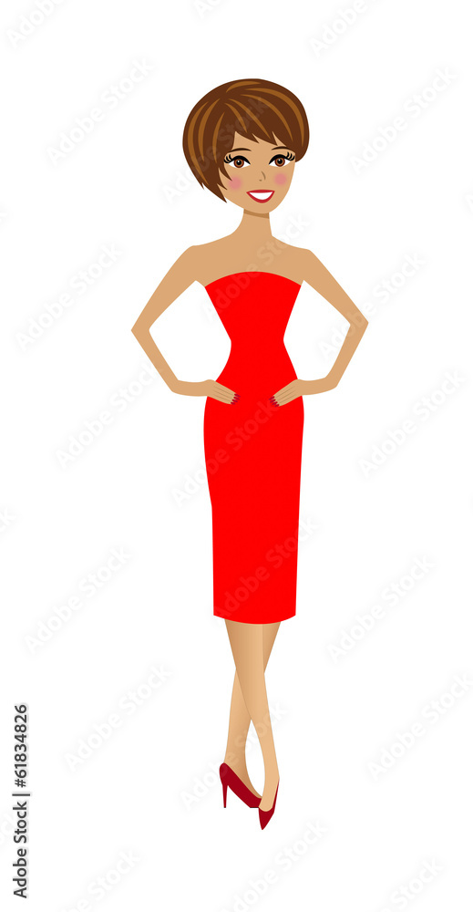 beautiful slender woman on white background beautiful slender woman on white background