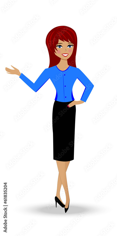 beautiful slender woman in business suit on white background beautiful slender woman in business suit on white background