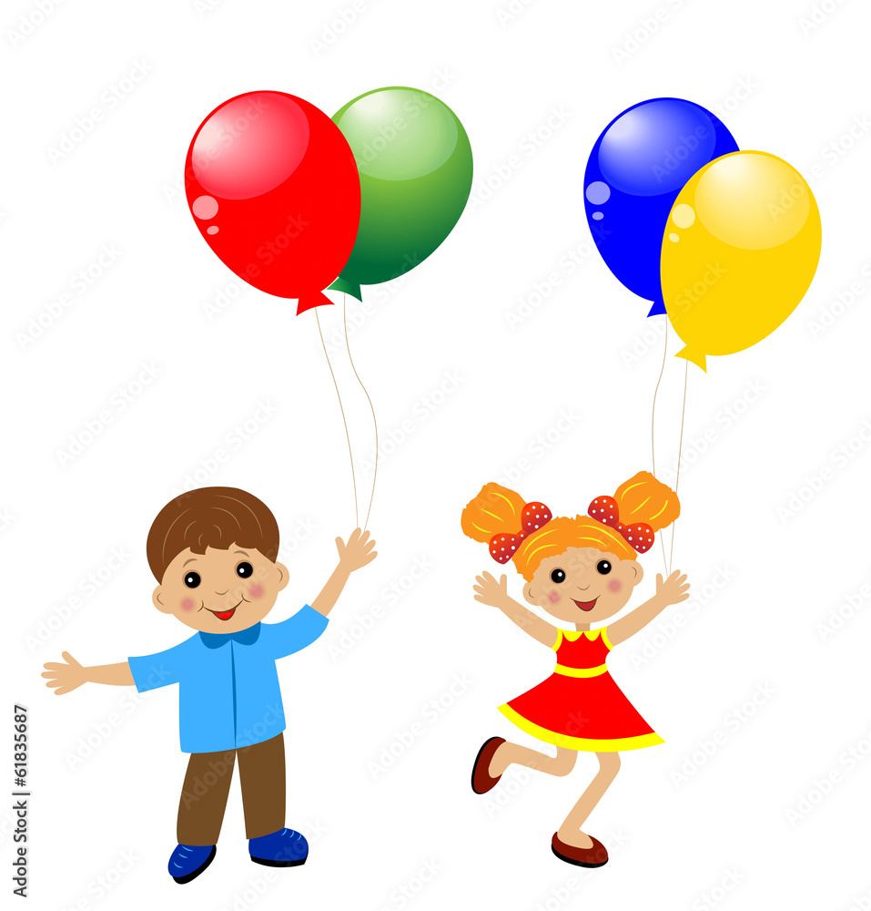 little child with balloon little child with balloon