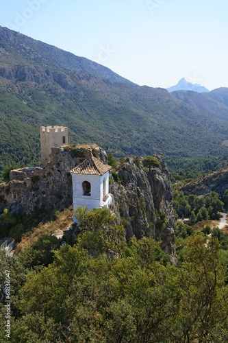 Castillo de Alcozaiba  and Bell Tower in Guadalest photo