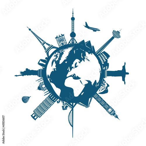 world buildings on the Earth