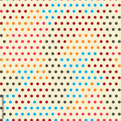 colored points seamless pattern