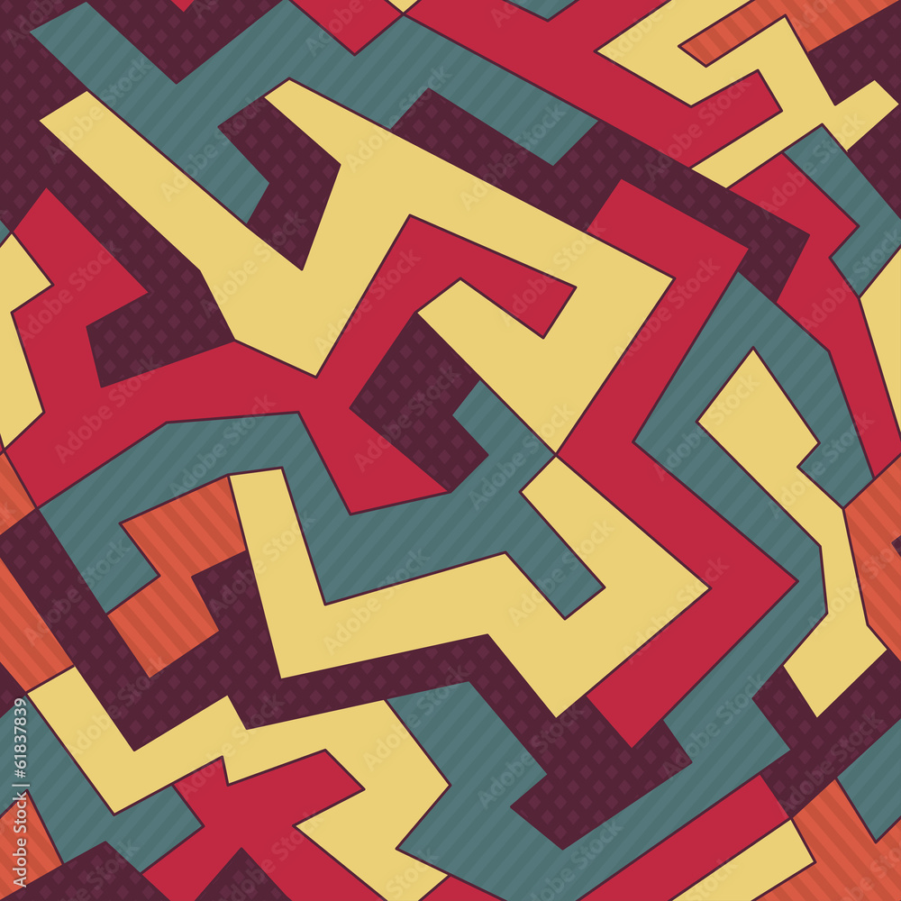 retro curve seamless pattern retro curve seamless pattern