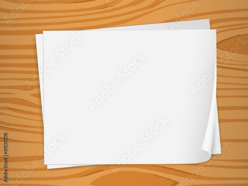 Empty sheets of bondpaper