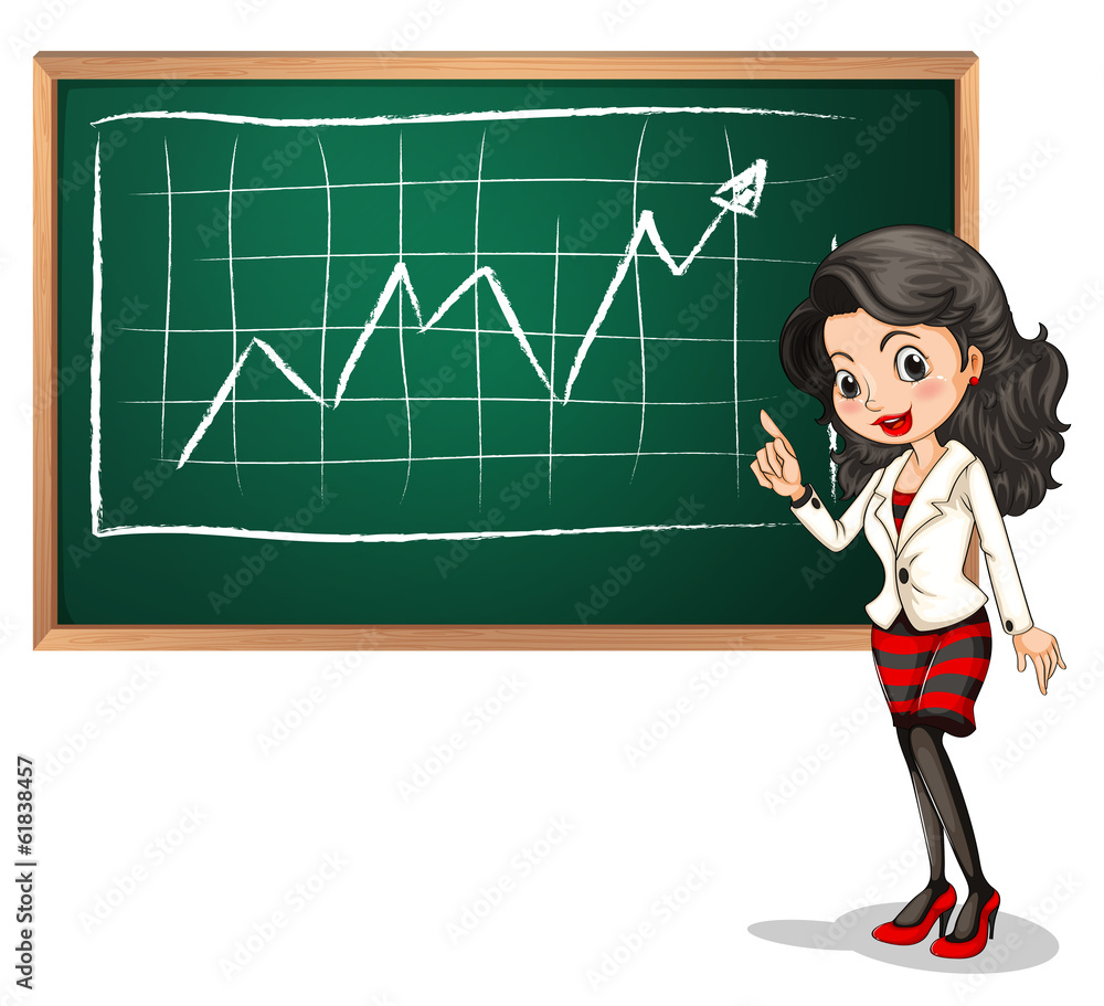 A presentable young lady reporting A presentable young lady reporting