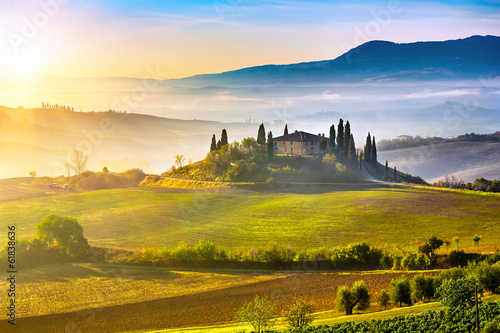 Tuscany at sunrise