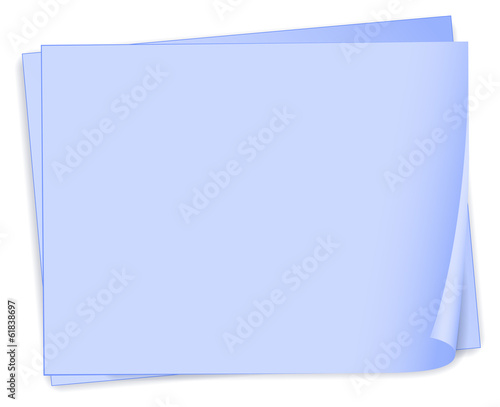 Empty bondpaper template photo