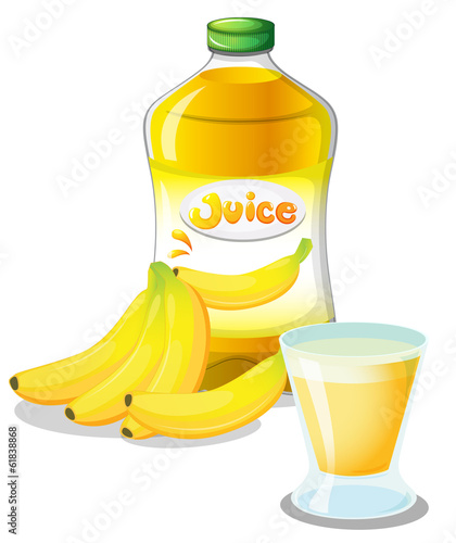Banana fruit and juice