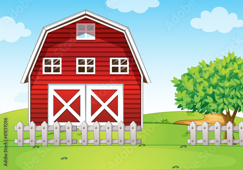 A barnhouse at the hilltop