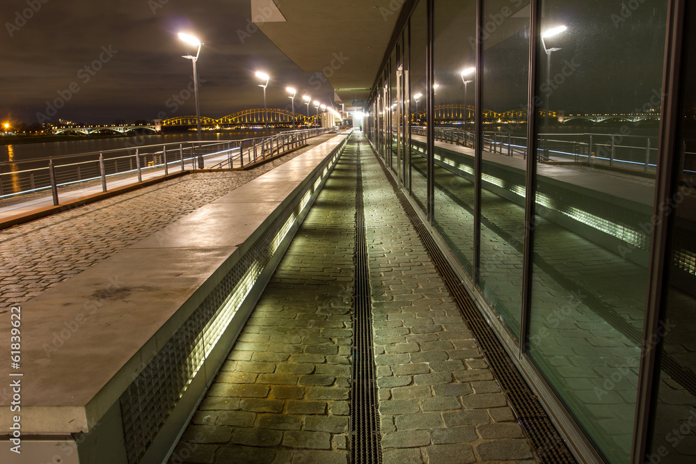 cologne rheinauhafen at night cologne rheinauhafen at night