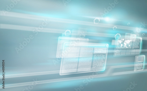 Technology background. Fast speed internet connection