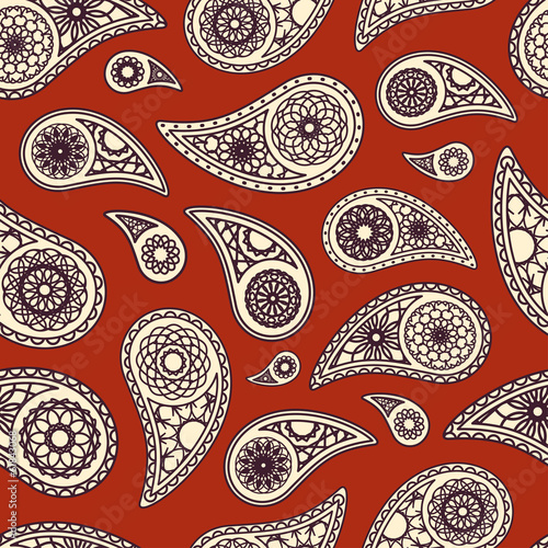 Paisley Seamless Pattern