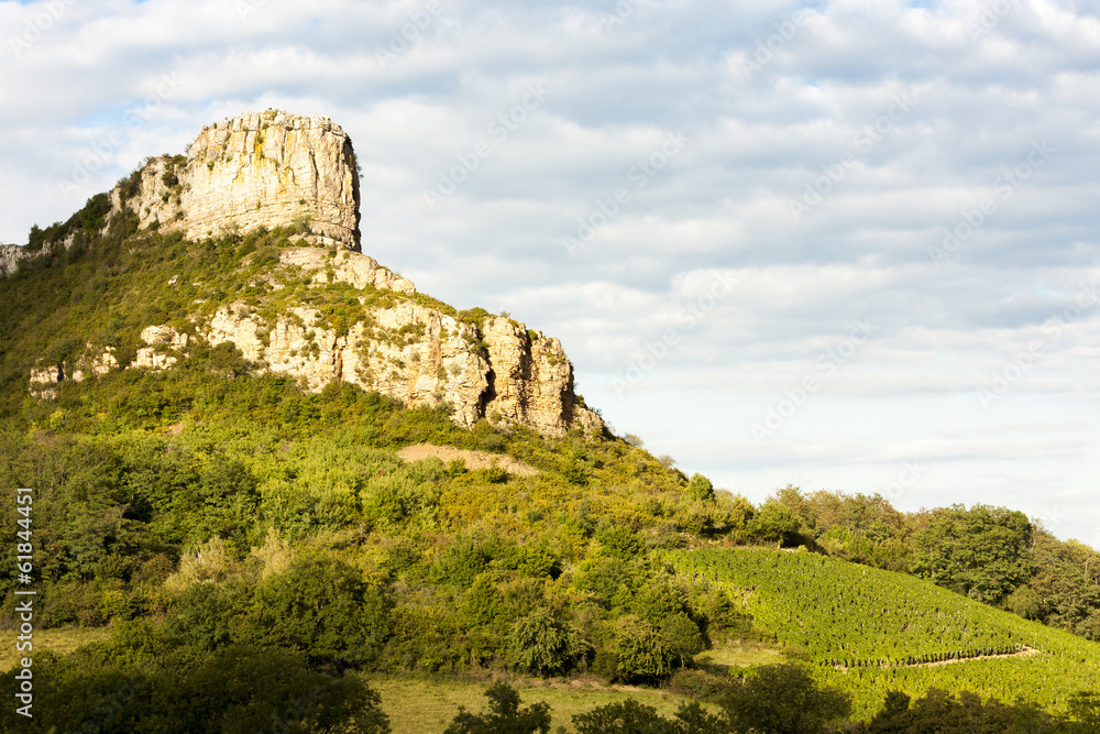 Solutre Rock, Burgundy, France