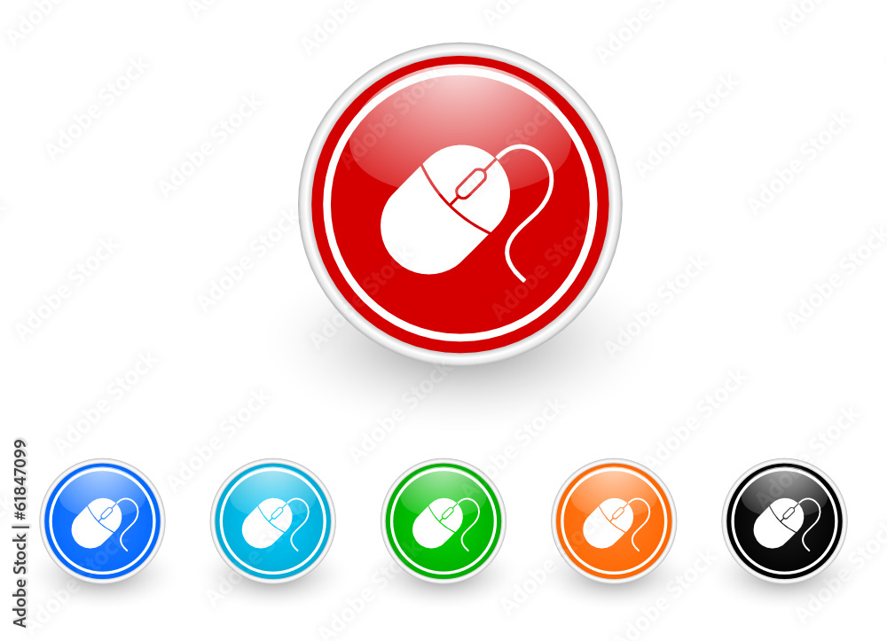mouse icon vector set mouse icon vector set