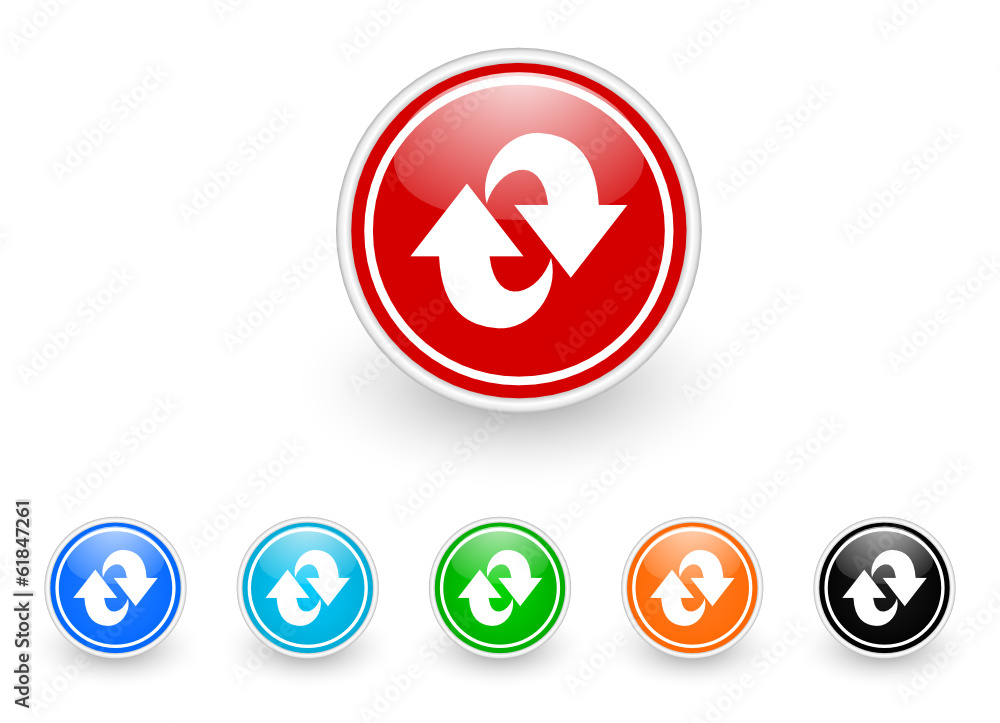 rotation icon vector set rotation icon vector set