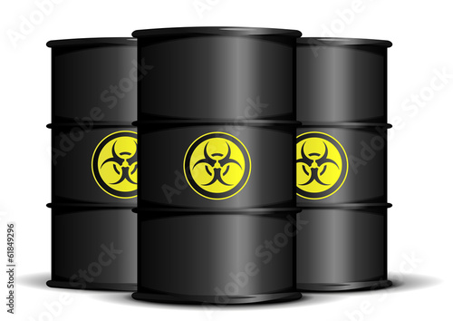 biohazard waste barrels