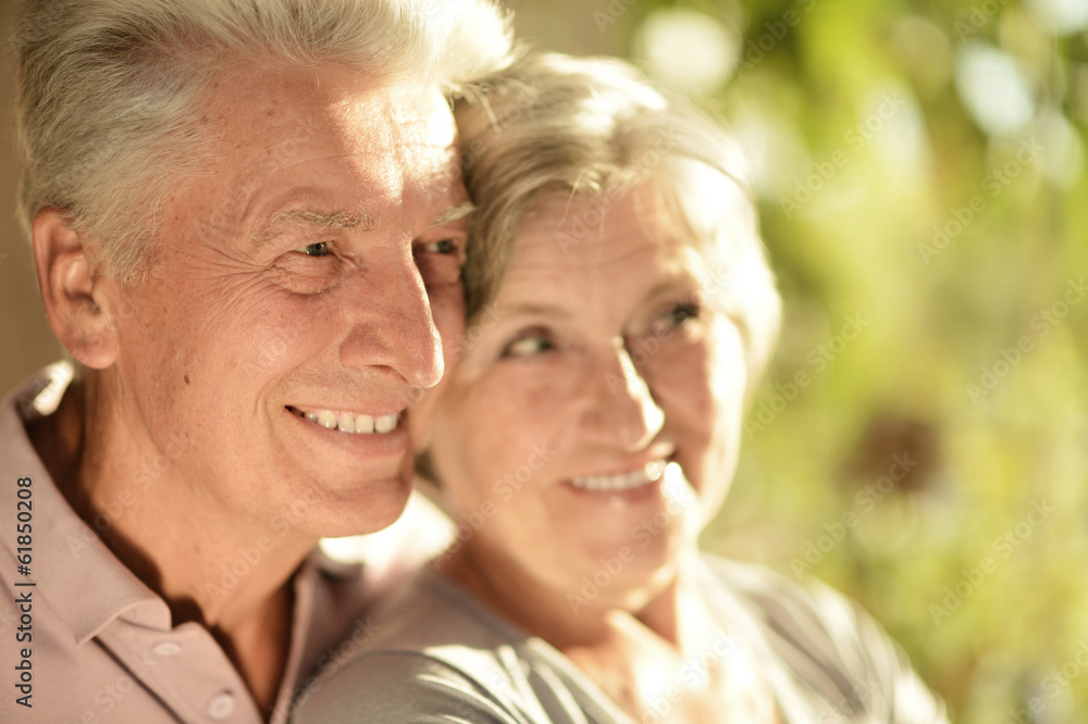 Portrait of a happy senior couple Portrait of a happy senior couple