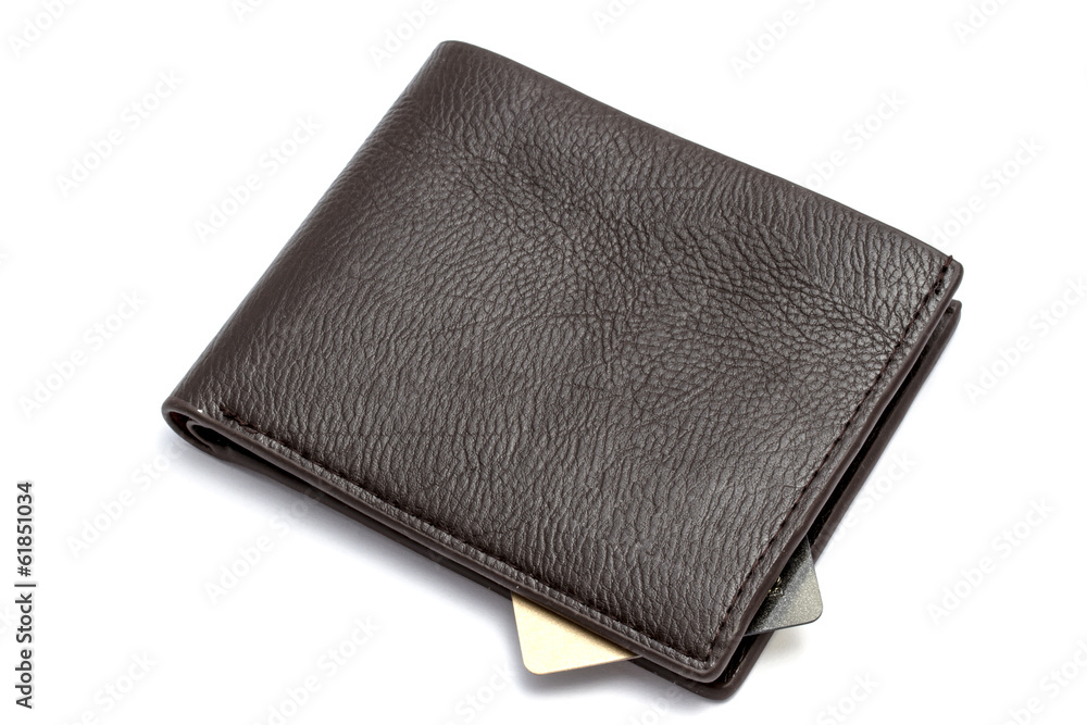 Black wallet with Credit card Black wallet with Credit card