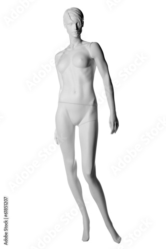 mannequin female isolated