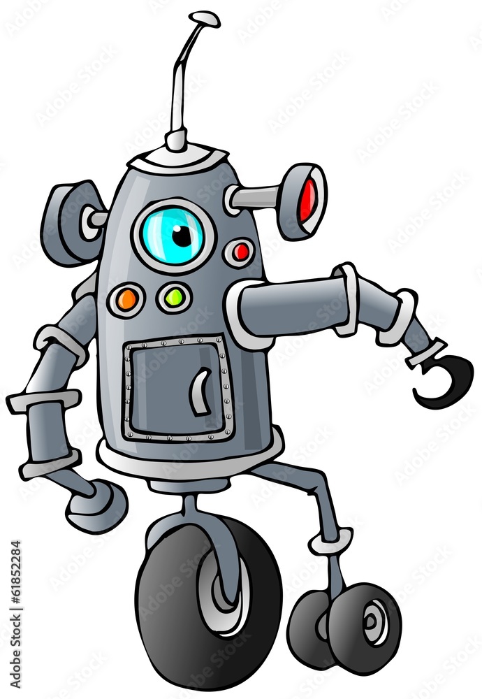 Fototapeta premium Bi-pod robot