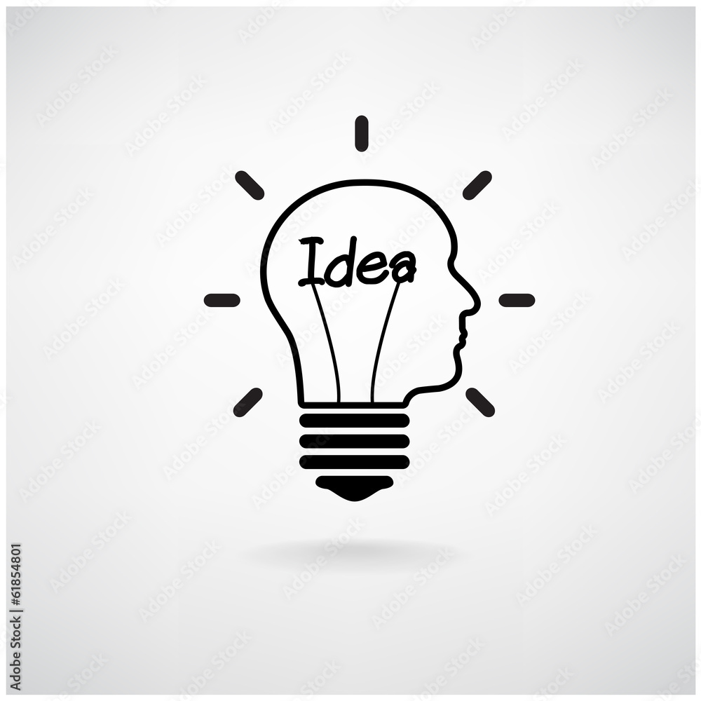Creative light bulb Idea concept Creative light bulb Idea concept