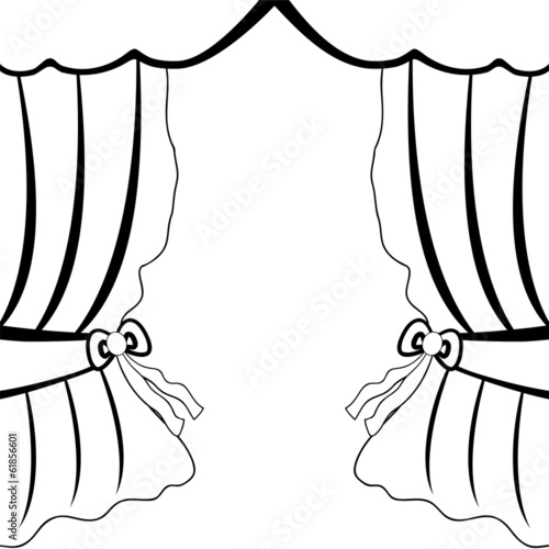open curtains