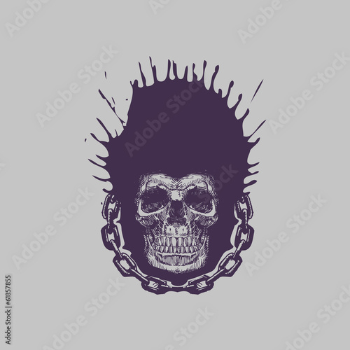 Skull. Vector format