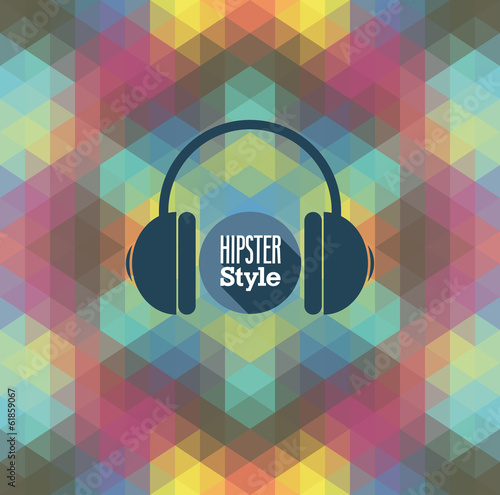 Hipster background.
