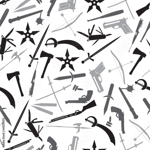 weapons and guns gray pattern eps10