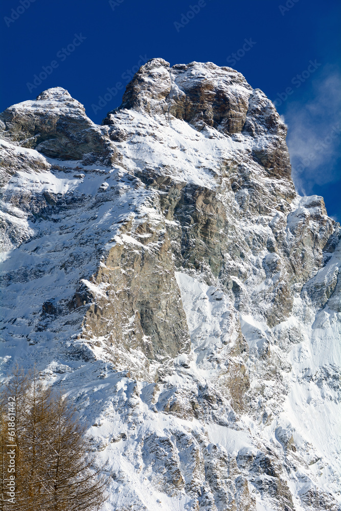 Monte Cervino in inverno - 4.478 m.s.l.m.