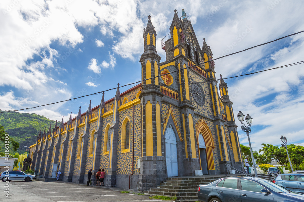 Église Notre Dame de La Délivrance, La Réunion Photos Adobe Stock