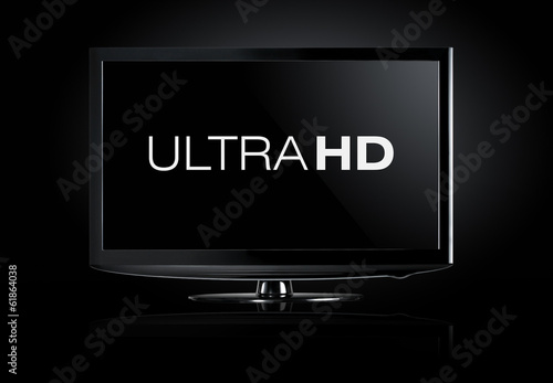 4K television display photo