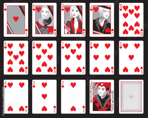 hearts cards