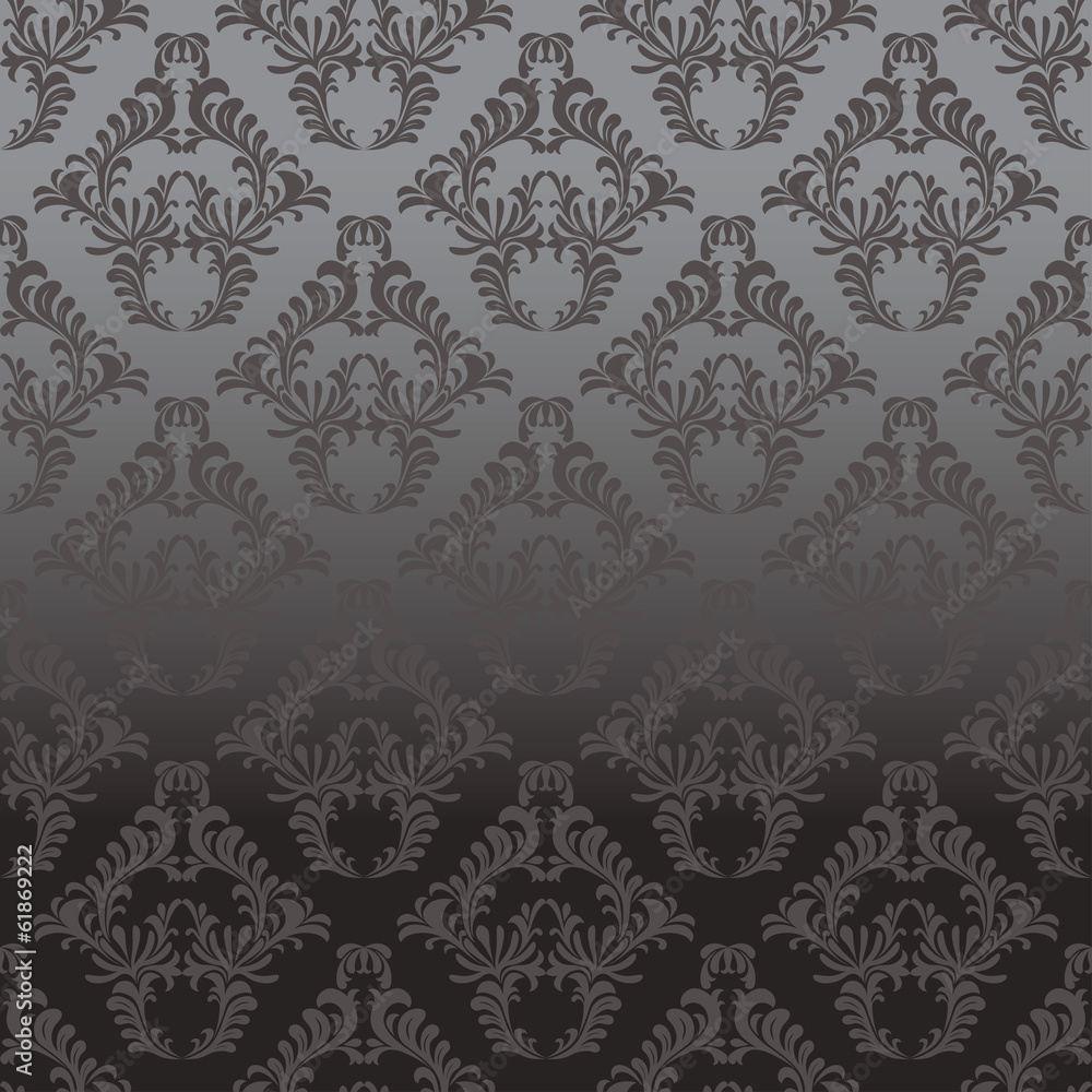 Dark Shiny Damask Background Dark Shiny Damask Background
