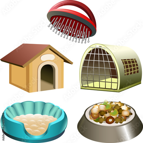 Dog accessories set