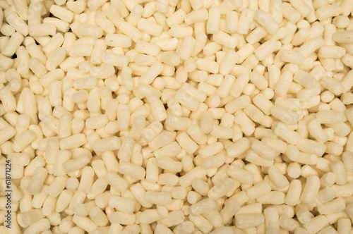 Close Up Shot Of Packing Peanuts For Background