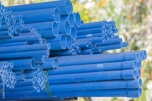 old of pvc pipes and cobweb